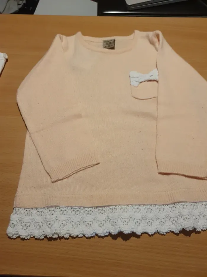 Pull fille 12 mois