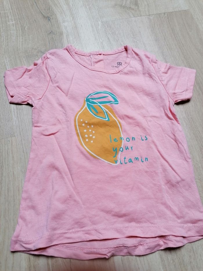 Tee shirt 12mois neuf