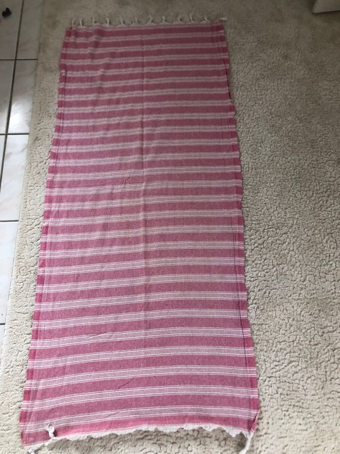 Serviette fouta rose - photo numéro 5