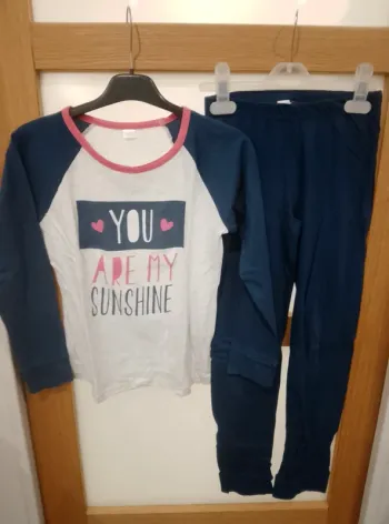 Pyjama long deux pièces - Fille 9/10 ans