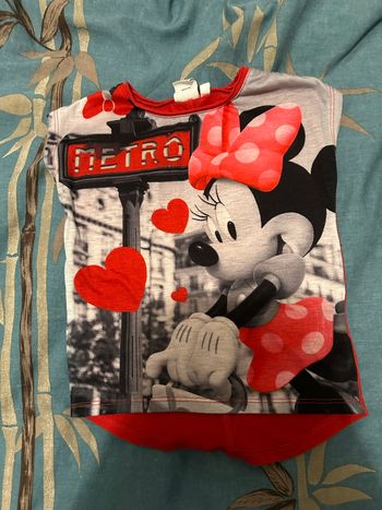Tee shirt Minnie mousse Disney metro 4 ans