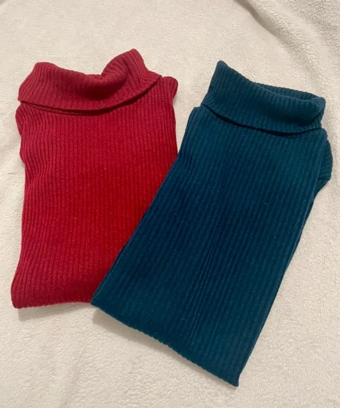 Lot de 2 robes pull col roulé – Cinelle Boutique – Taille M - Très bon état - photo numéro 2