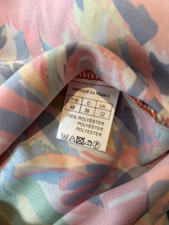 Blouse casual multicolore taille 40 - photo numéro 6