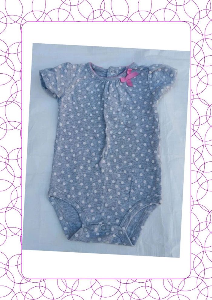 Body manches courtes 6-9 mois Carter's