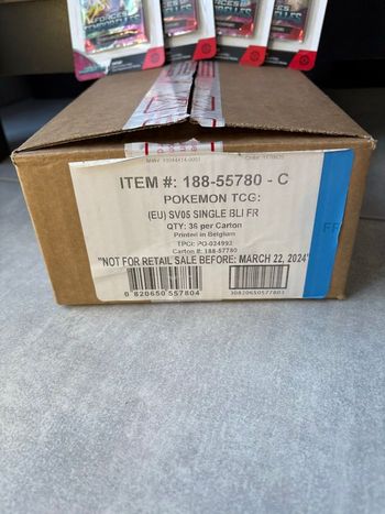 Pokémon Case Ouverte 36 Boosters Blister Forces Temporelles EV05 EV écarlate et violet Neuf scellé f