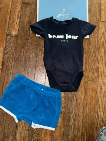 body et short Jacadi 6 mois