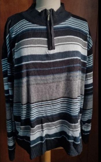 Pull léger à rayures taille M Oversize (peut convenir à du XL-3XL)