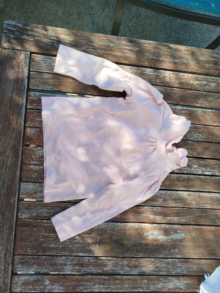 Tee shirt Col roulé fille