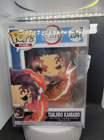 Pop Tanjiro Dancing Flash Demon Slayer + Protector