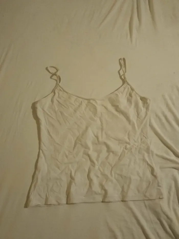 Débardeur Blanc Femme Camaïeu