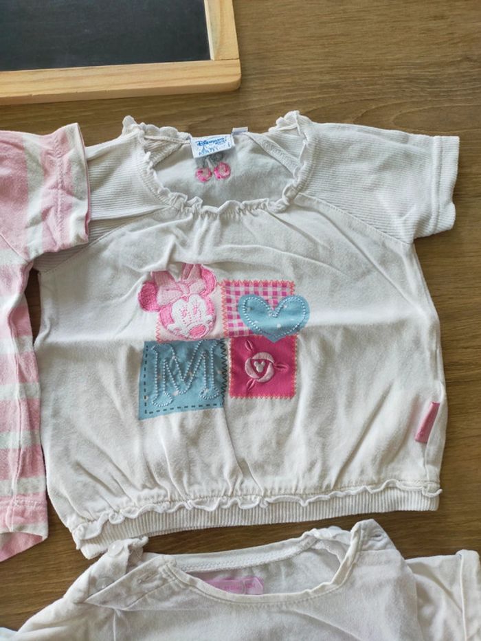 T shirts été manches courtes taille 12mois - photo numéro 4