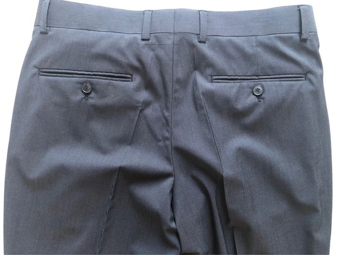 Costume « esprit » fit gris à rayures très fines T 50(40/42) porté 1 fois - photo numéro 18