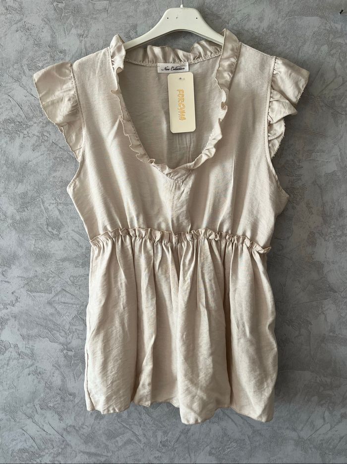 Blouse beige