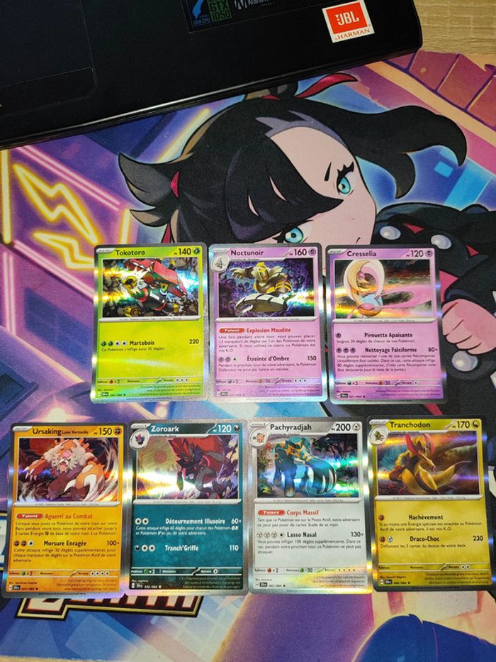 full set holo (10 cartes ) Fable Nébuleuse