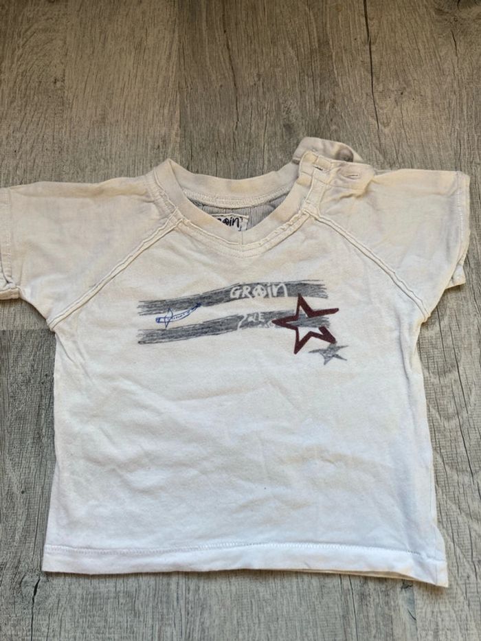 Lot 4 hauts manches courtes 12 mois - photo numéro 6