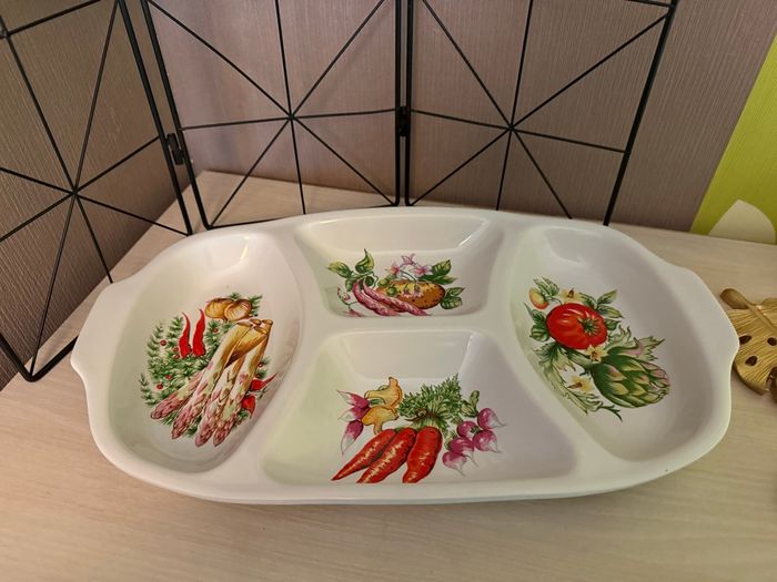 Plat de service motifs légumes - REVOL - photo numéro 2