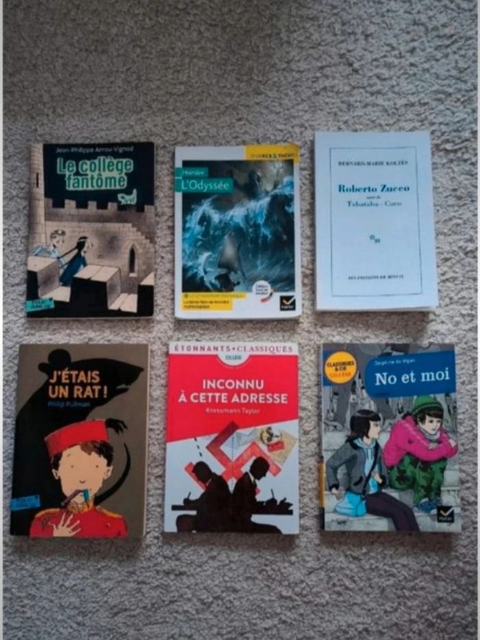 Livres scolaires au choix