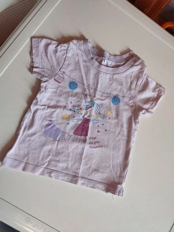 T-shirt petite fille taille 2 ans