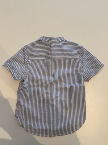 Chemise enfant bleu lignée taille 4 ans 