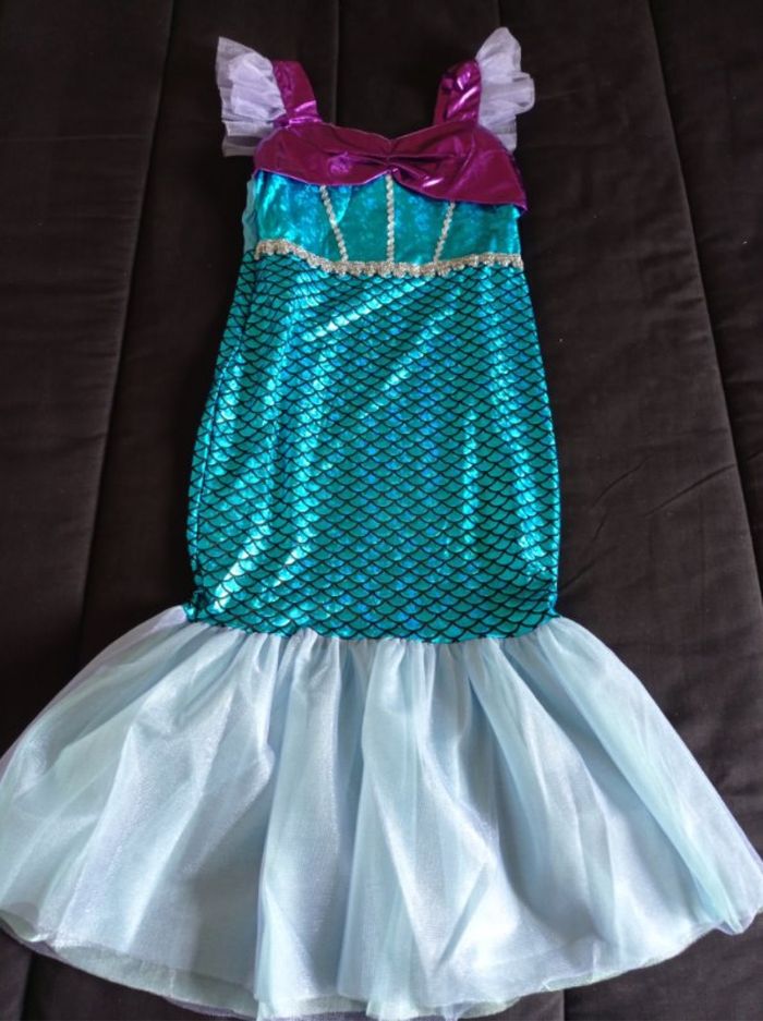 Déguisement sirène turquoise et accessoires 6ans - photo numéro 5