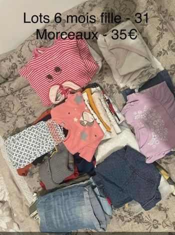 Lots vêtement fille 6 mois