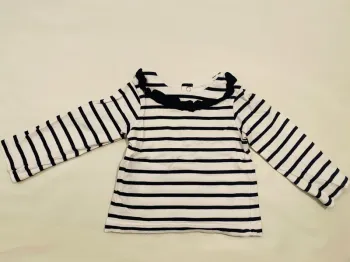 T-shirt manches longues fille 12 mois Jacadi