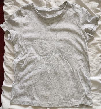 Tee-shirt gris enfant 6 ans