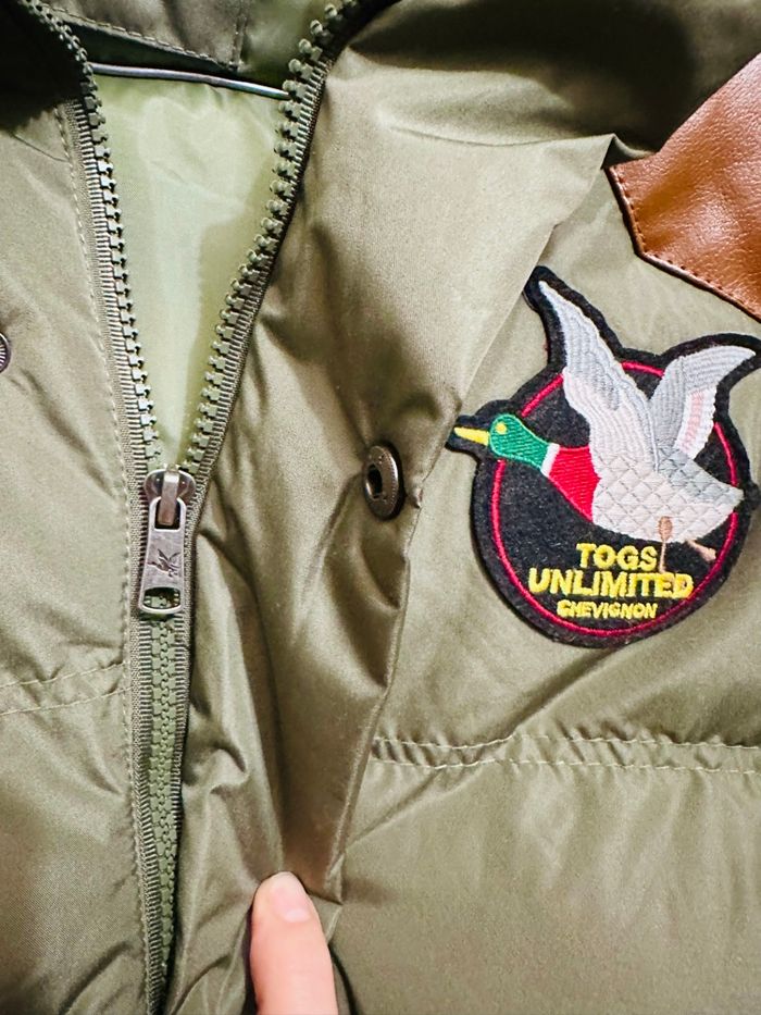 Doudoune chevignon homme Kaki togs taille XXL Neuf - photo numéro 2