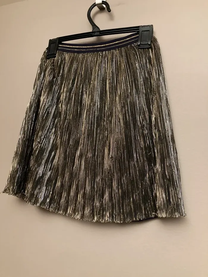 Maison Jean Bourget jupe lurex doré 5 ans - photo numéro 3