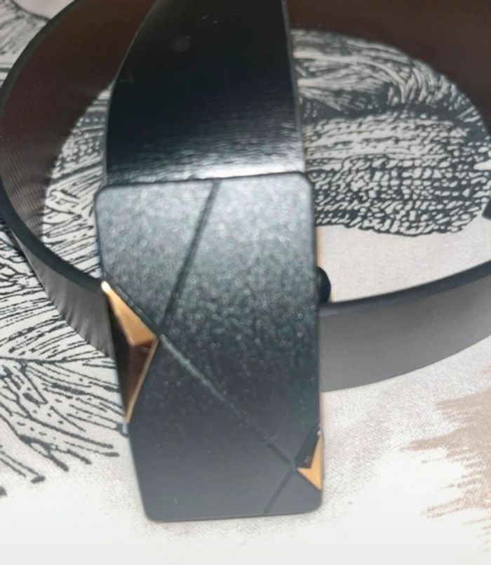 Ceinture Homme Noire Taille 120 - photo numéro 2