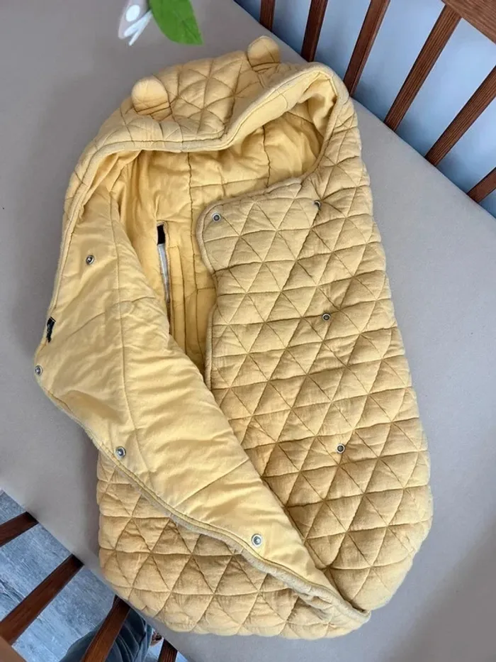 Chancelière nid d’ange cosy coque voiture nacelle - photo numéro 2