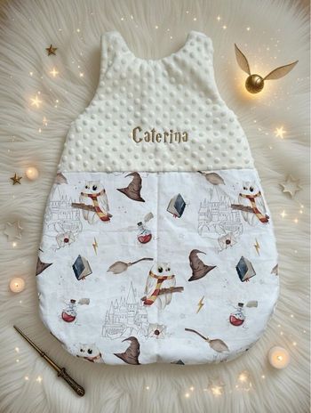 🪄 Gigoteuse personnalisée thème sorcier – Fait main