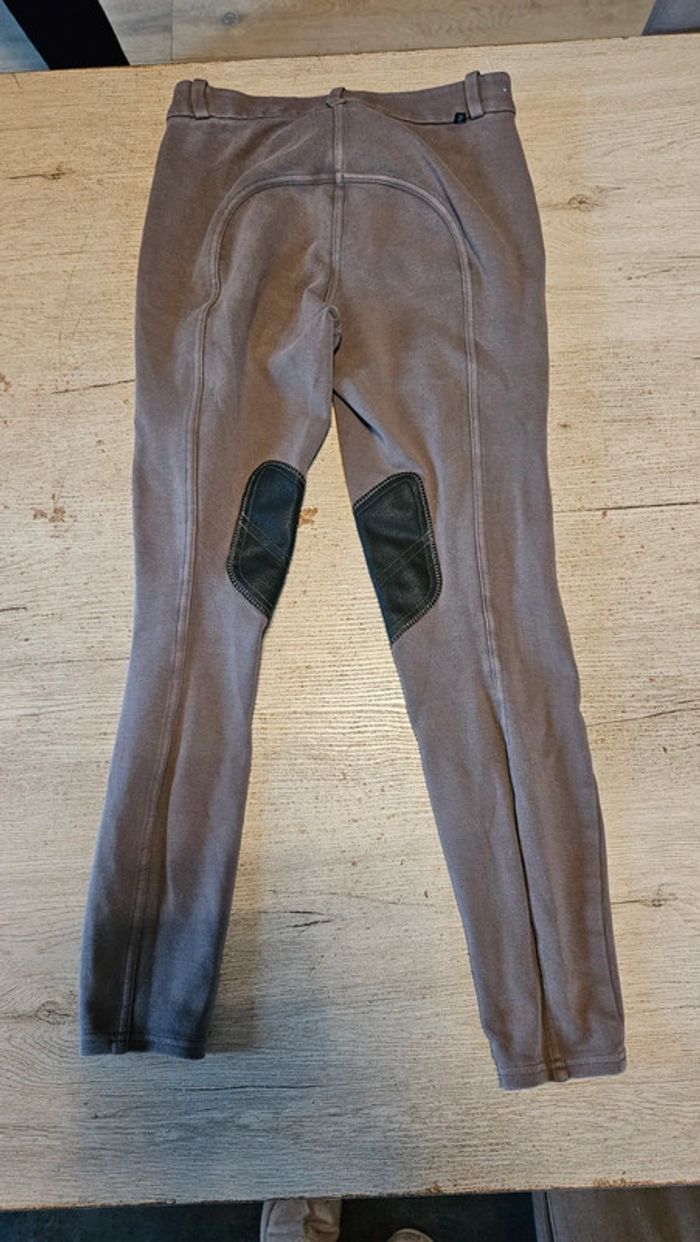 Pantalon d équitation beige foncé, Fouganza, taille S, peu mis - photo numéro 5