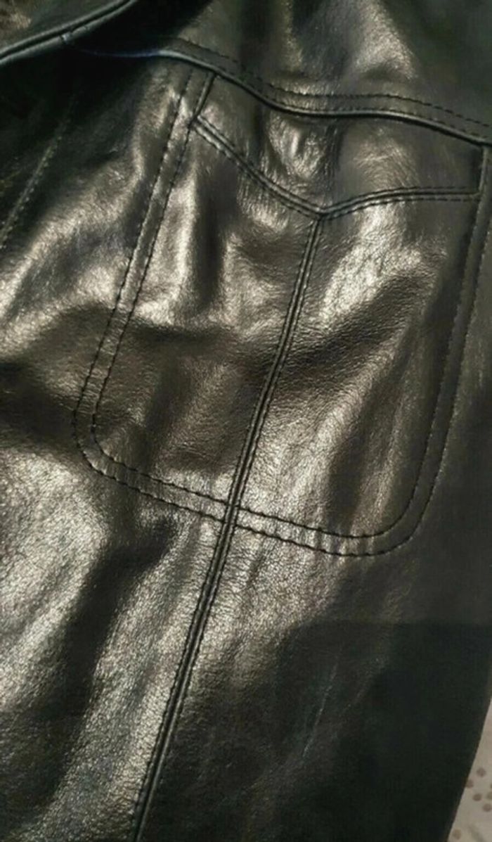 Belle veste cuir noir homme de la collection Jules de taille M. - photo numéro 14