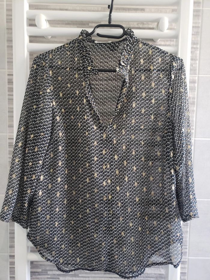 Blouse manches 3/4 cache cache 36