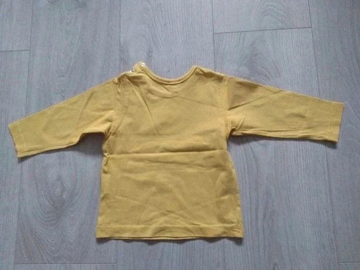 Tee shirt jaune garçon Z Grain de blé 12 mois - photo numéro 2