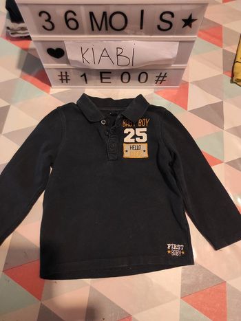 Polo manches longues 3 ans