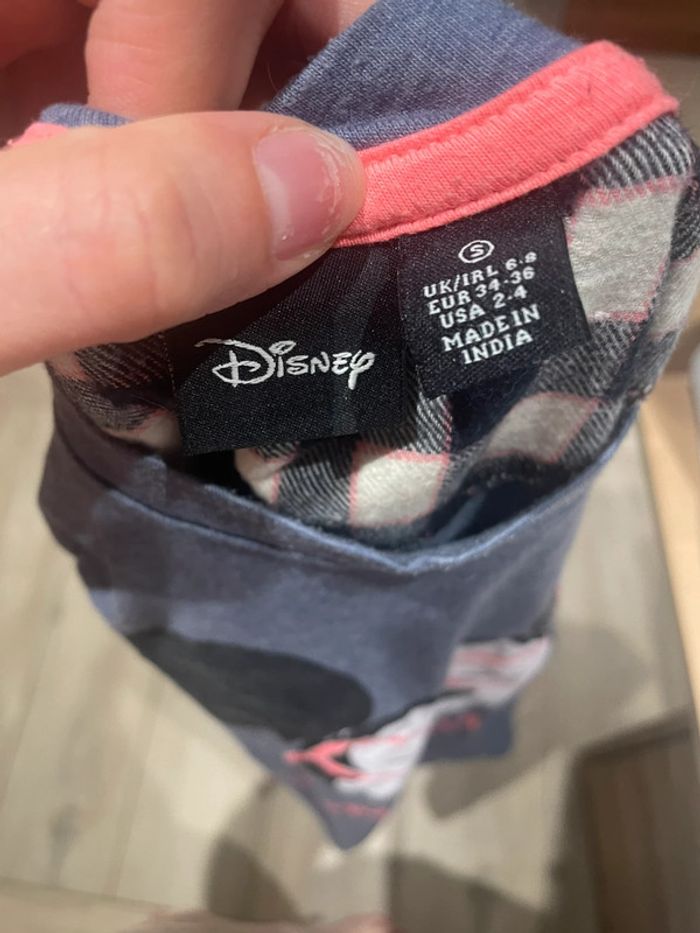 Tee shirt de pyjama Mickey bleu - photo numéro 3