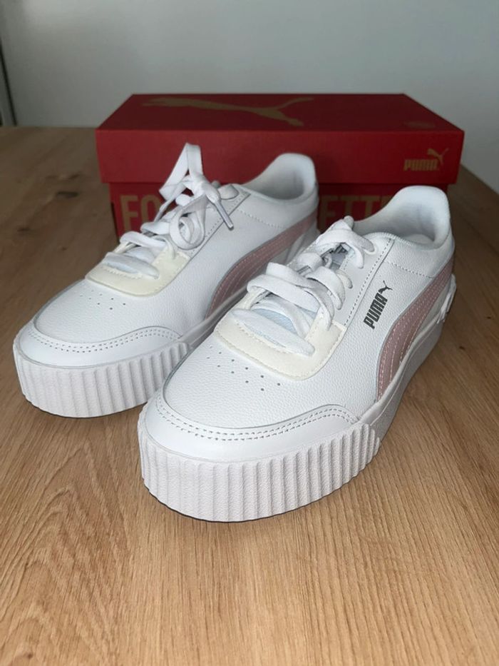 Baskets, Puma, Femmes, Blanches, Neuves, Taille 37.5 - photo numéro 3