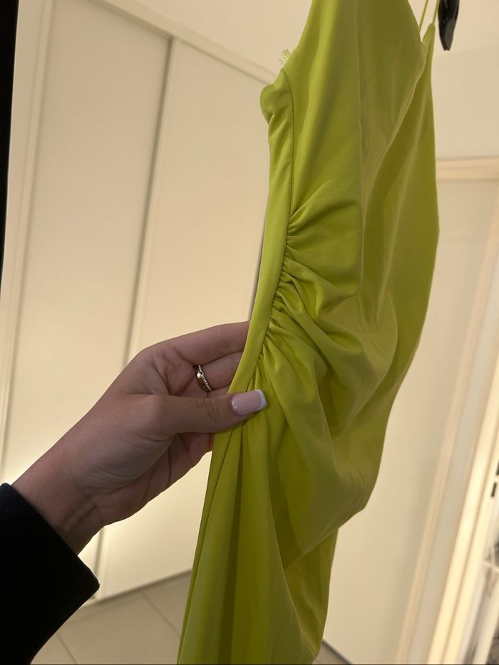 Robe longue jaune Zara - photo numéro 3