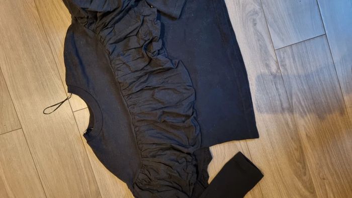 Haut pull Zara noir sympa - photo numéro 3