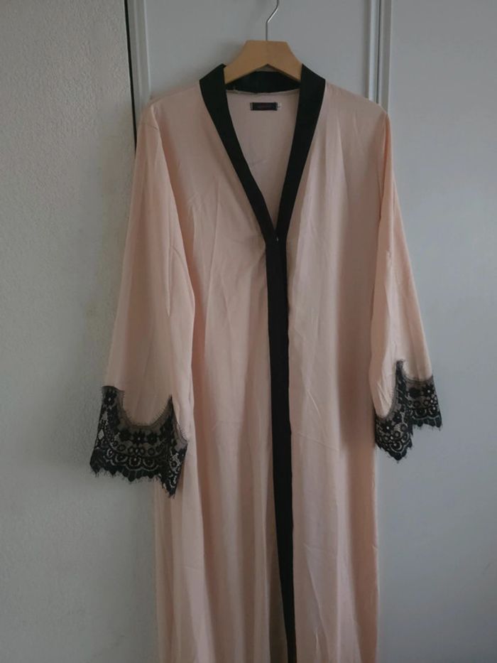 Kimono abaya avec dentelle taille L - photo numéro 8