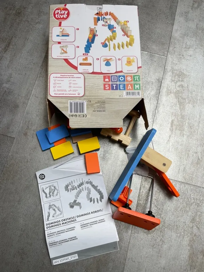 Jeu de construction en domino - photo numéro 3