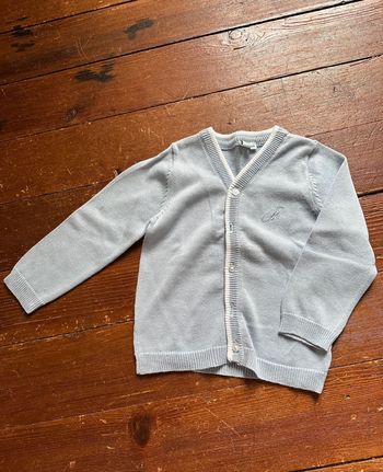 Gilet bleu ciel Bouchara 12 mois