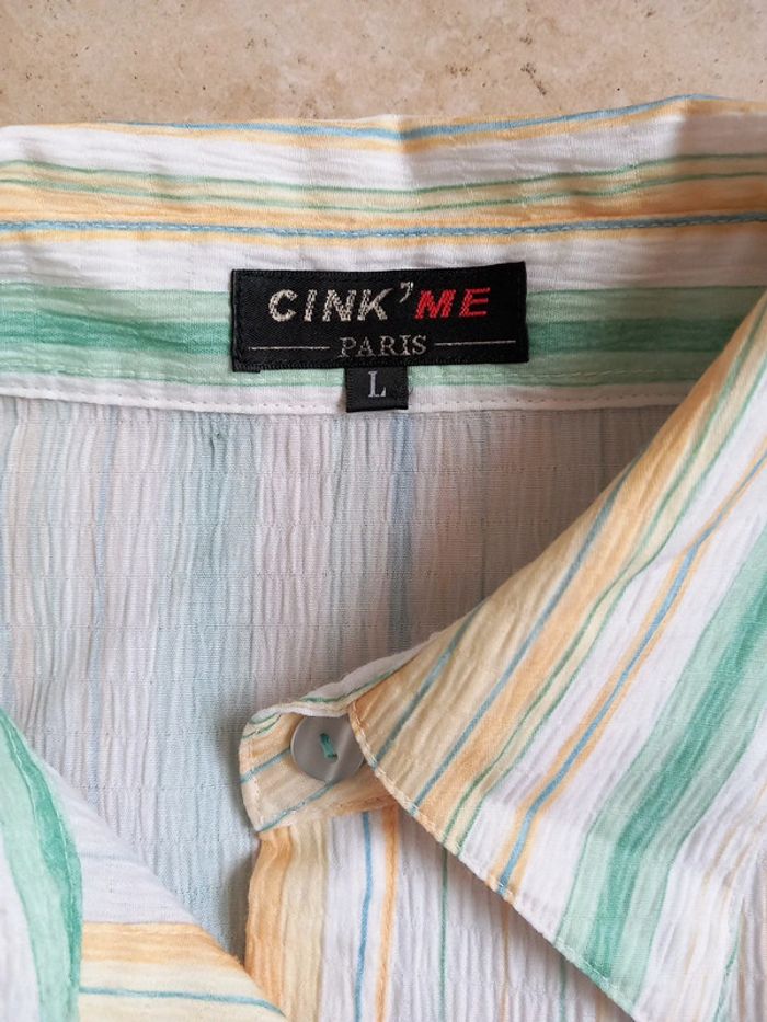 🎀chemise tunique coton elasthan T40 Cink ME - photo numéro 3
