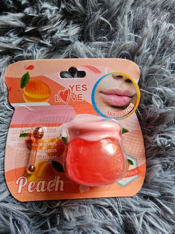 Masque gloss pour les lèvres hydratant yes love - pêche