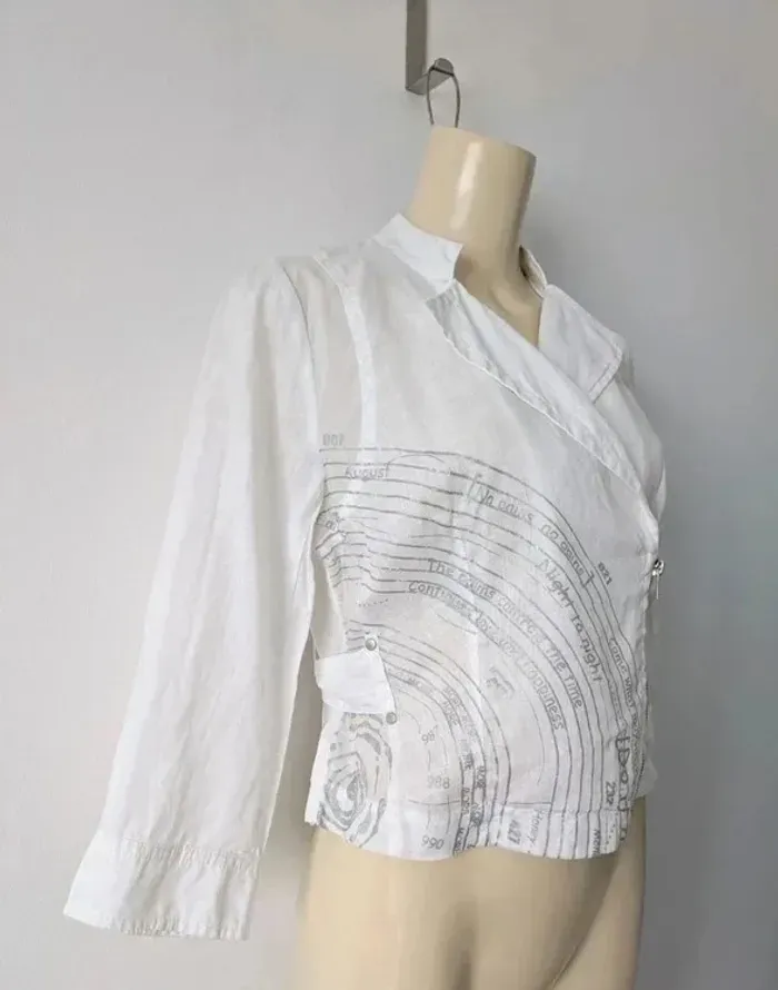 Veste 100% lin - Jacquelin Riu - taille 36 - photo numéro 3