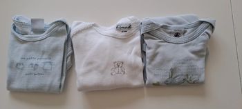 Lot de 3 bodies manches longues 12 mois