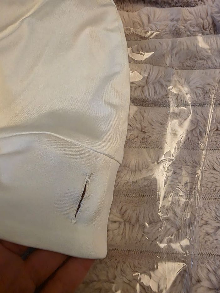 Bonnet sous voile blanc soie de murier - photo numéro 4