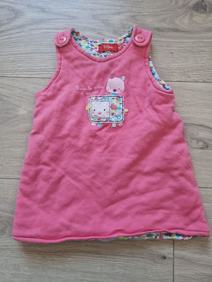 Robe hiver bébé fille Tissaia 12 mois